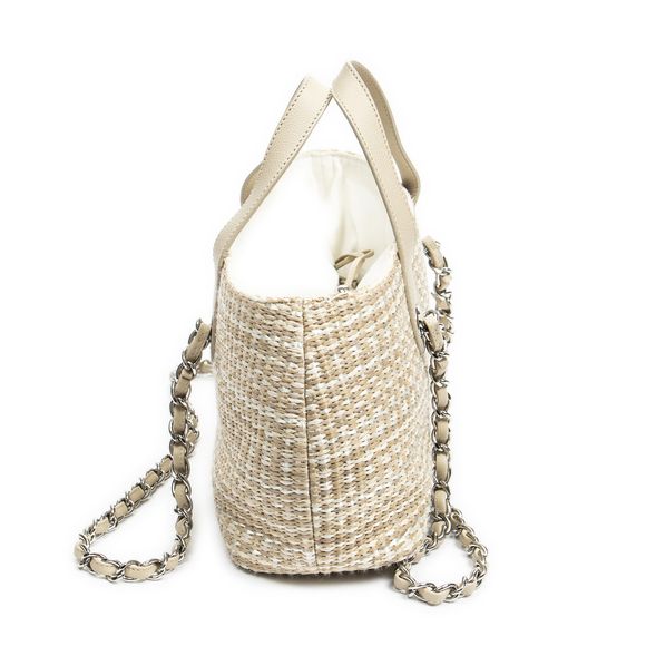Chanel CC Summer Straw Tote - Picture 4 of 8